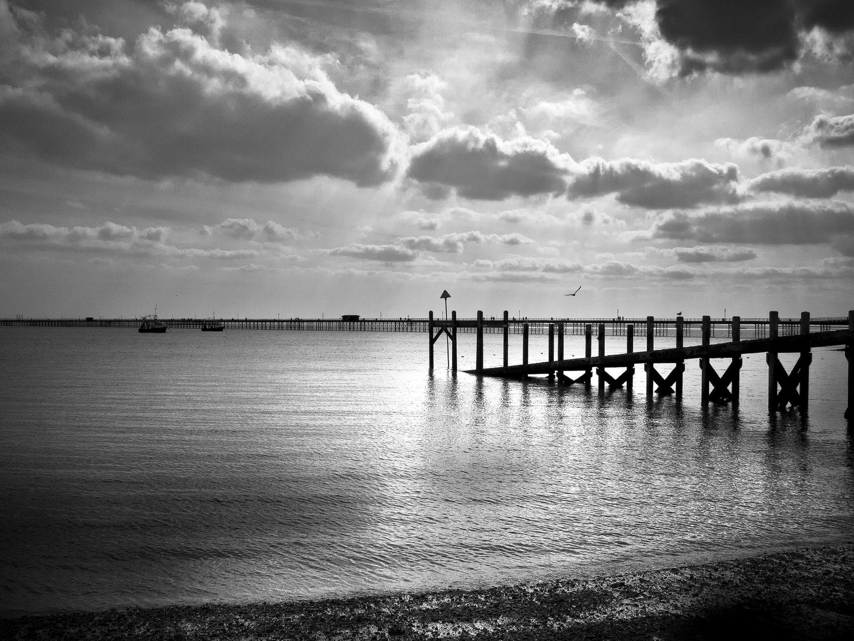 Jetty And Calm Sea