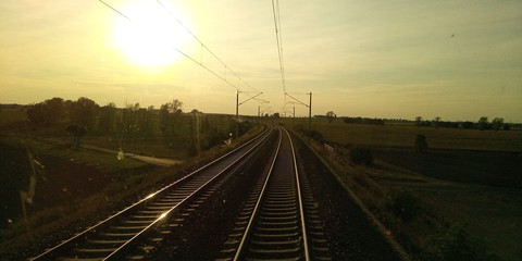 Sunset near Grossenhain, Germany