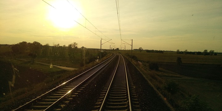 Sunset near Grossenhain, Germany