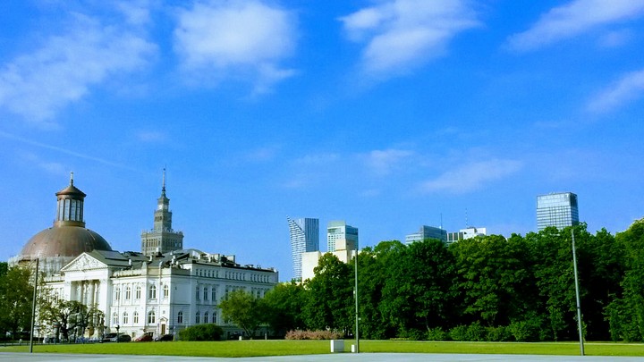 Widok na Warszawę