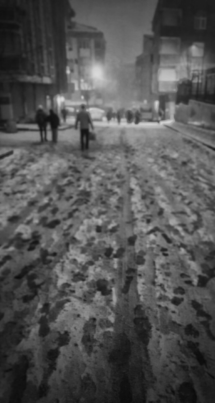 First Snow Of The Year - Istanbul Streets