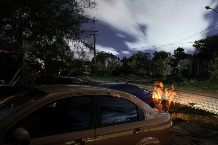 long exposure after storm