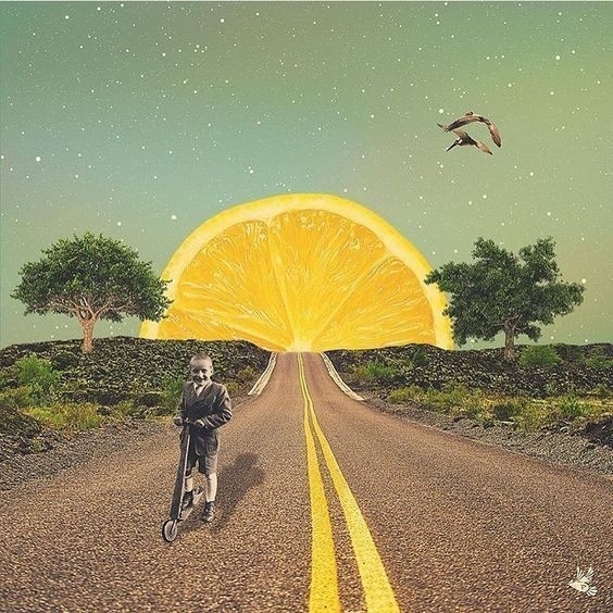 orange sun