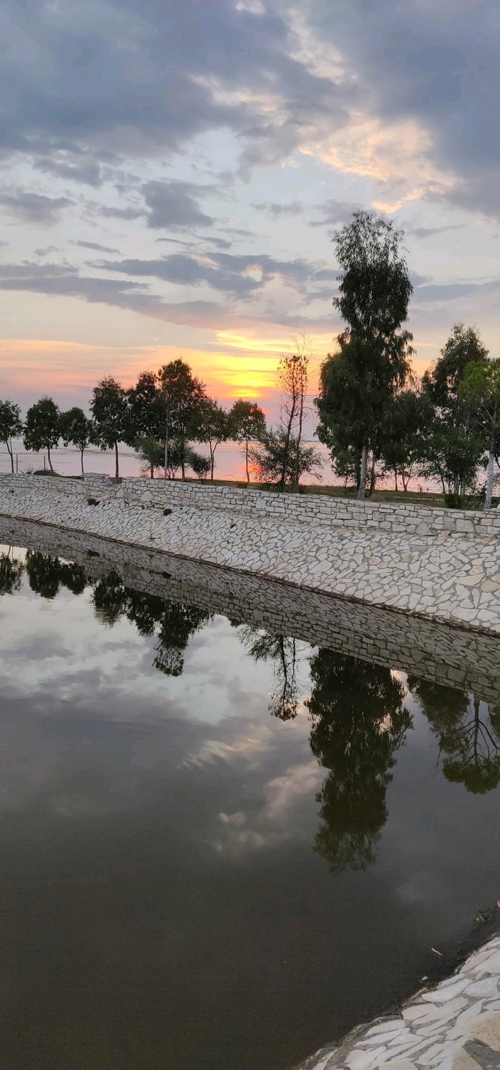 Sunset on Karavasta