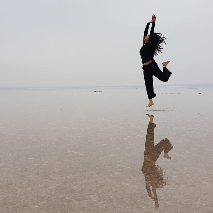 jump in  tuz lake at  turky