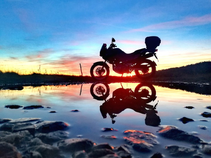 Chasing the sunset