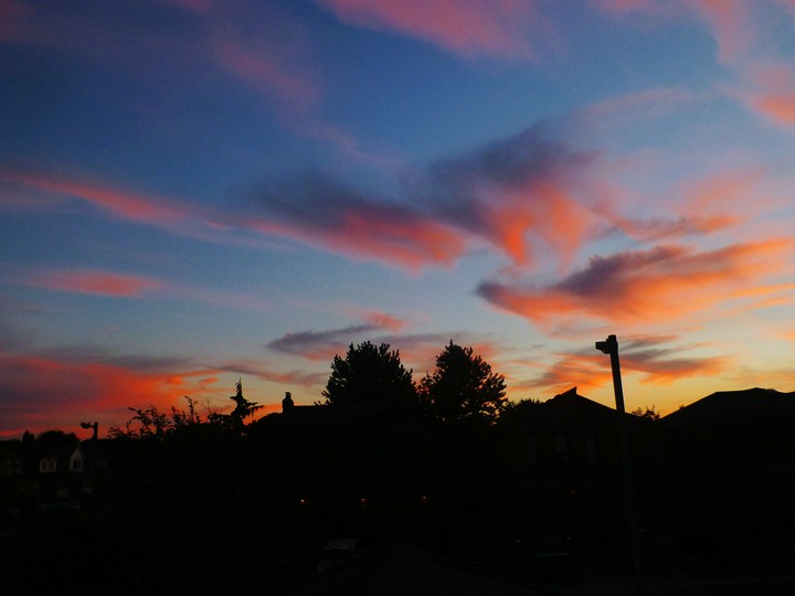 Stunning sunset