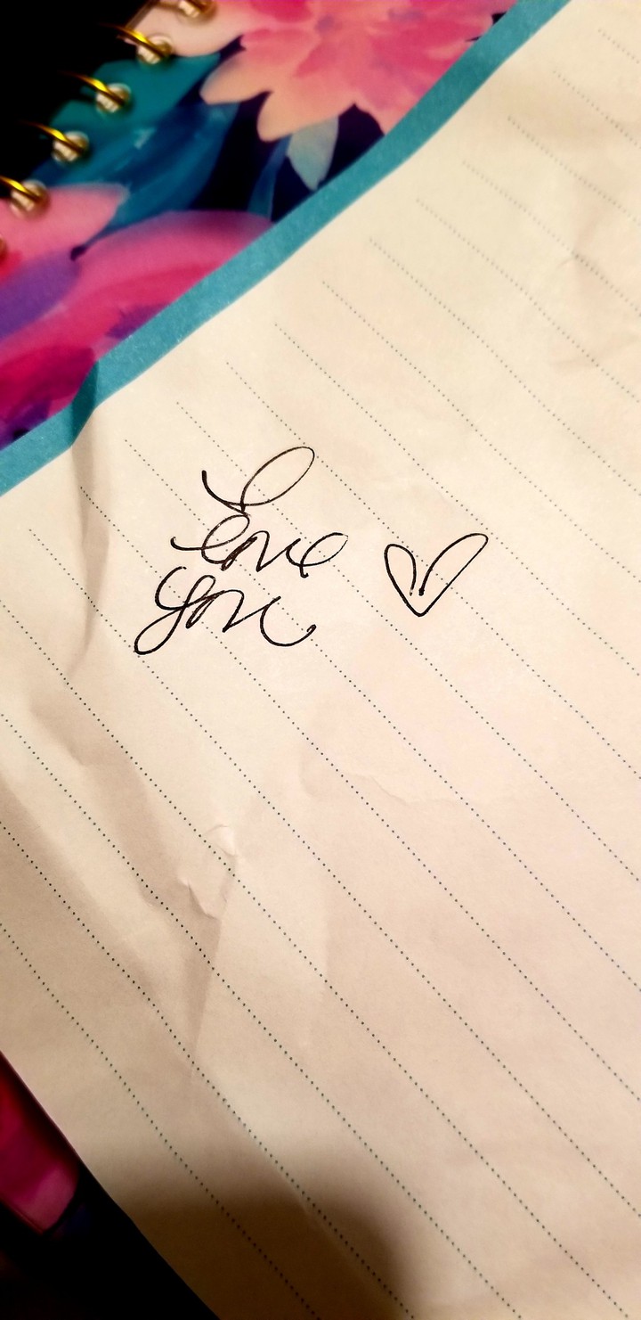 I love you writing