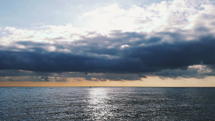 Sunrise over the sea