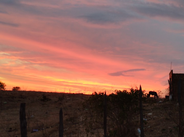pôr-do-sol no nordeste