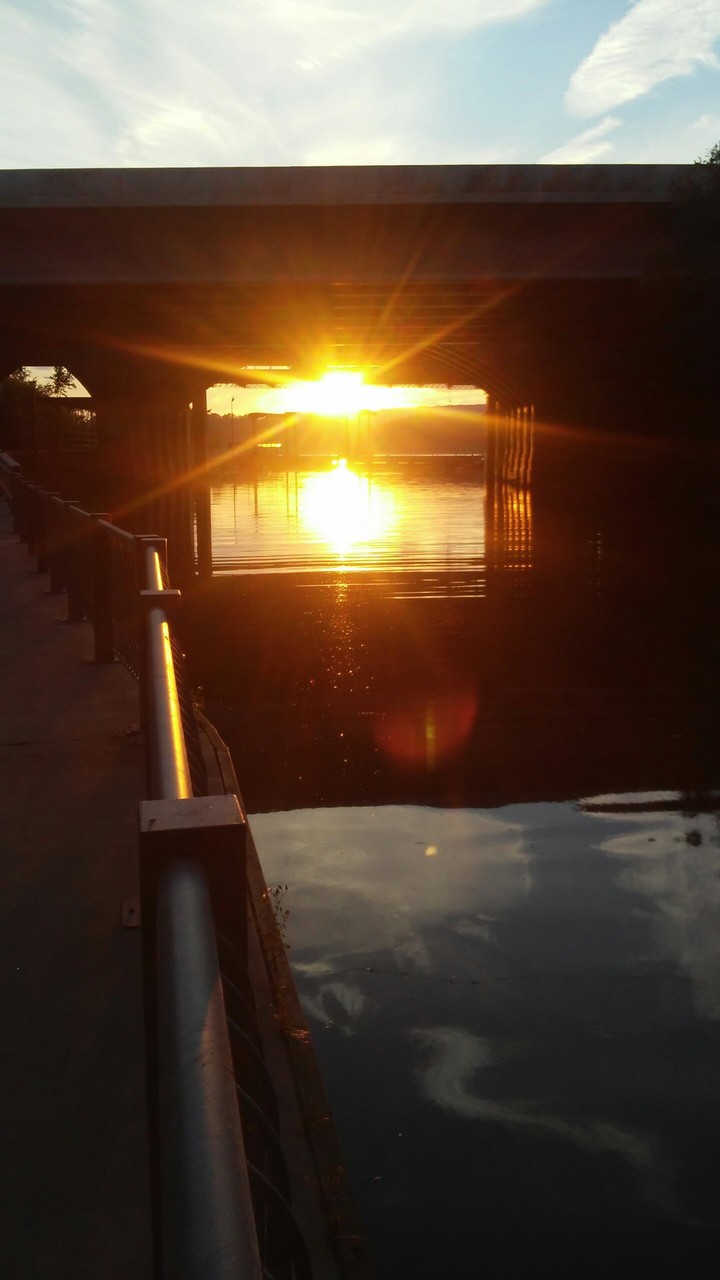 last peak. Under the bridge.