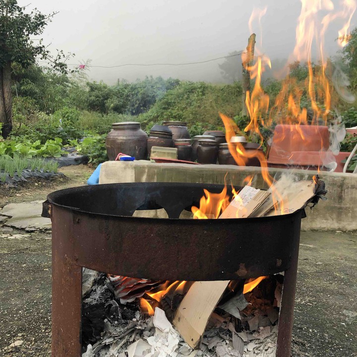 fire of countryside