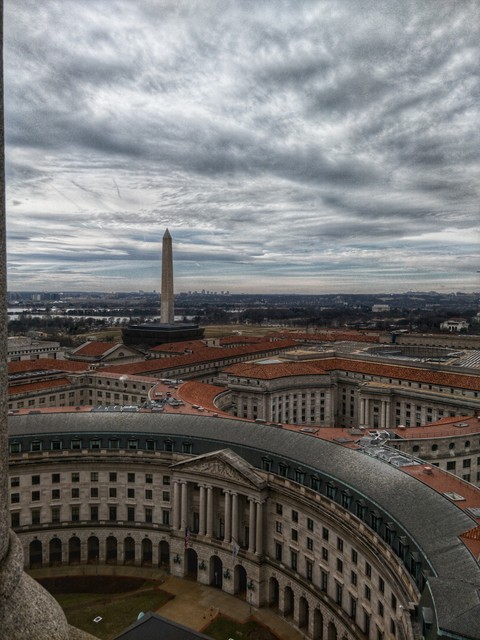 View from Trump International Hotel of the Lincoln Memorial