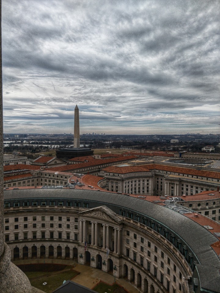 View from Trump International Hotel of the Lincoln Memorial