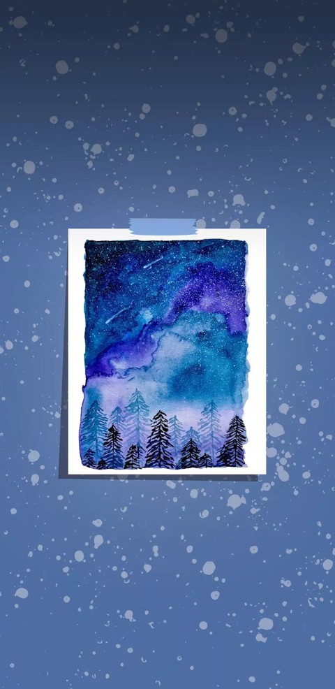 winter painting