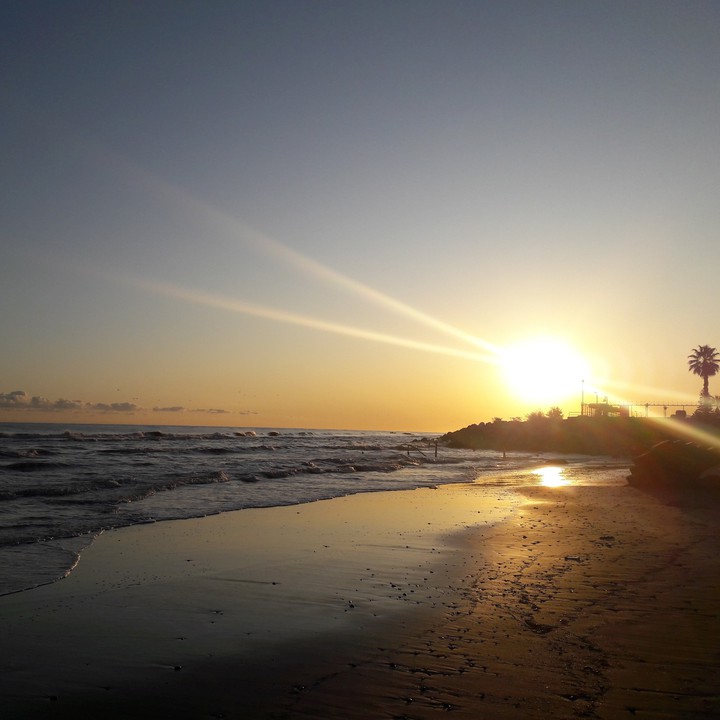 sunset moment
