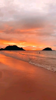 Over the beach ?️
