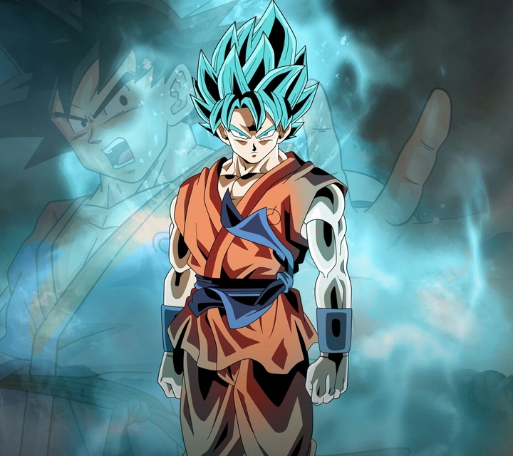 Goku god blue