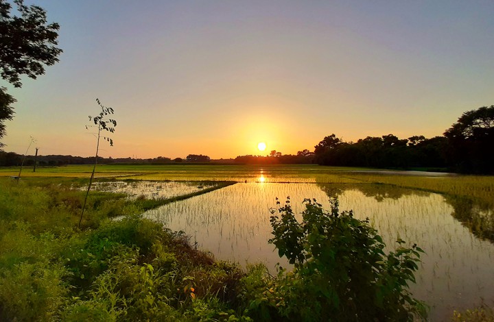 sunset time beauty