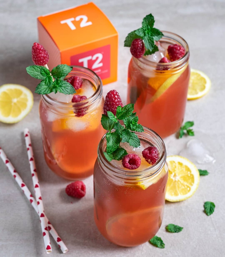 Fruit lemon ice tea