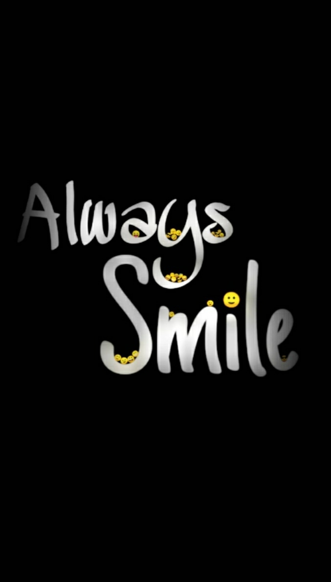 Be a smilimg person..?