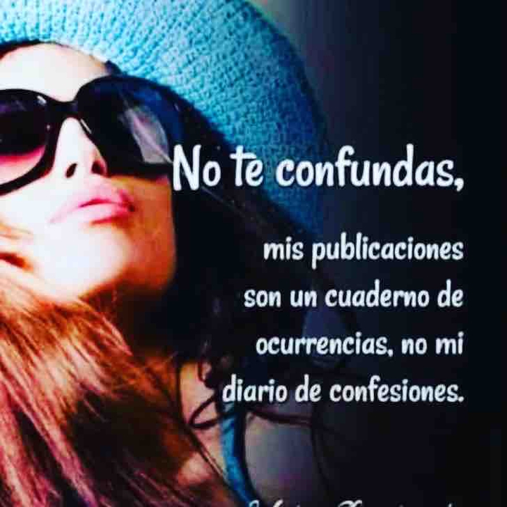No te confundas