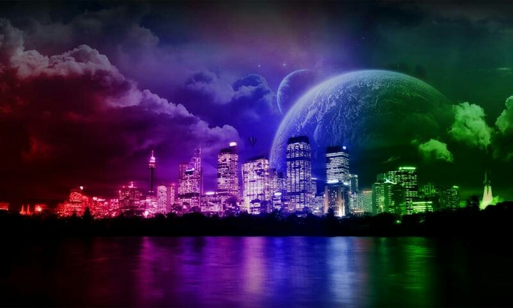space colorful