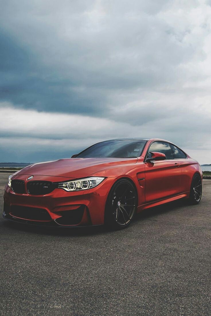 Red BMW