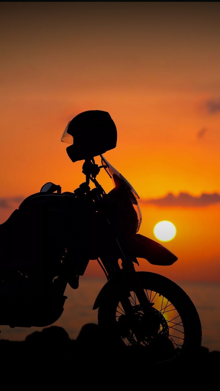 shadow of bike!
