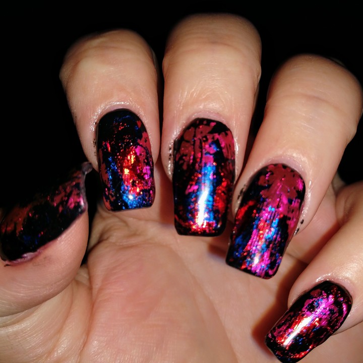 Foiled Nail art