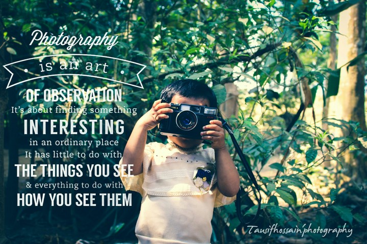 Photography is an Art.