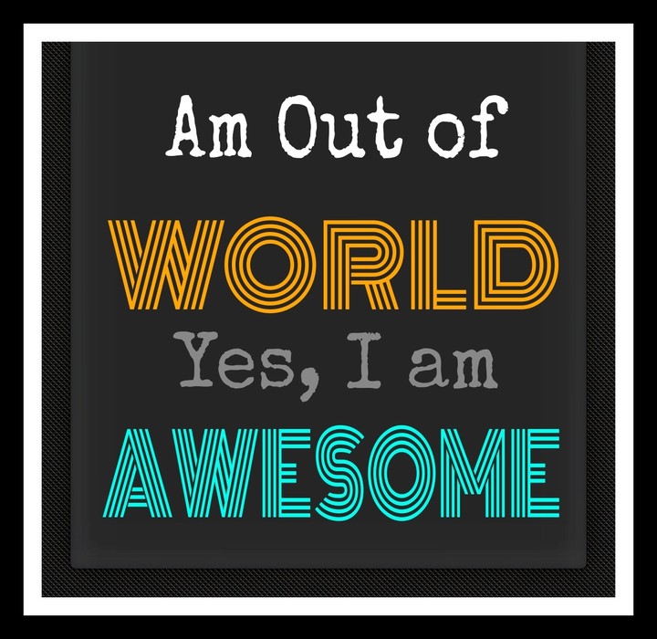 BE AWESOME