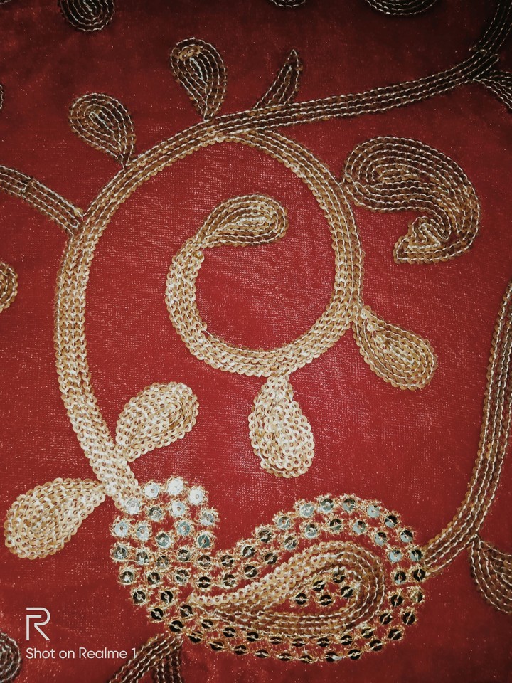 Embroidery on my cushion