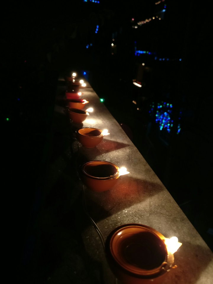 Tihar celebration in Nepal.