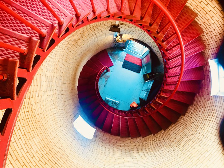 Red stairs