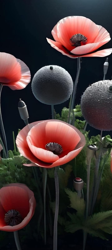 тапети wildflower, poppies
