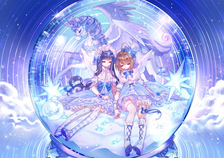 Sakura and tomoyo