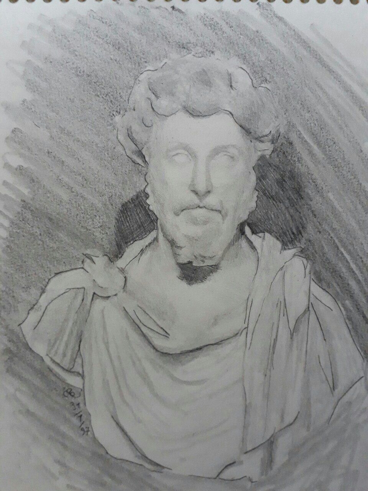 Busts de  l′empereur Marc