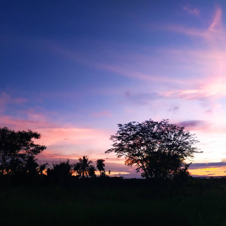 pôr do sol