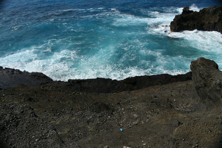 look down