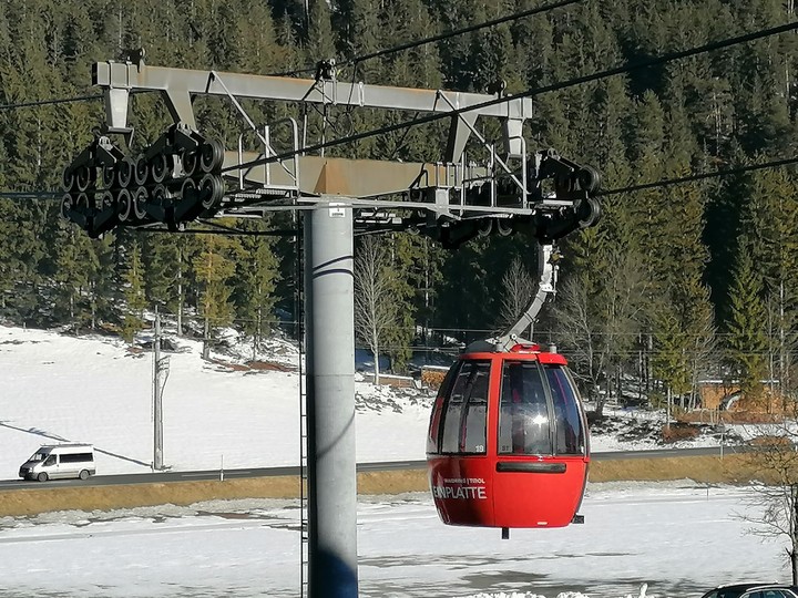 Seilbahn zur Steinplatte