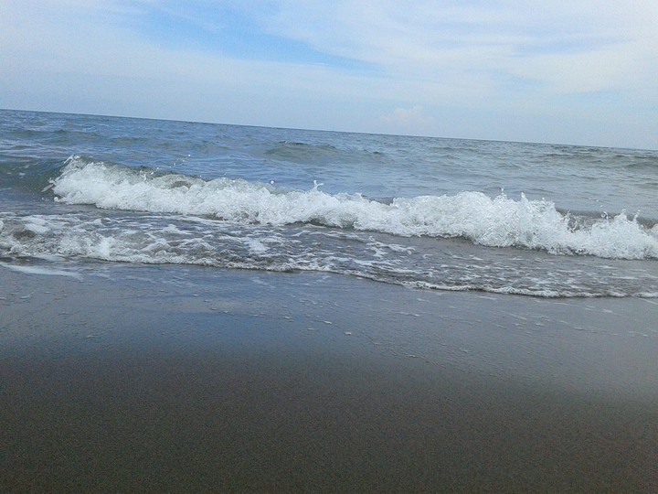 low tide