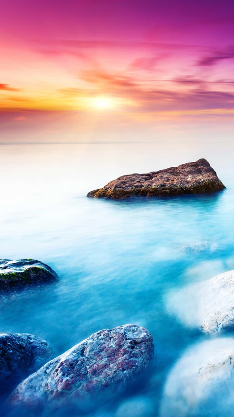Sky and water