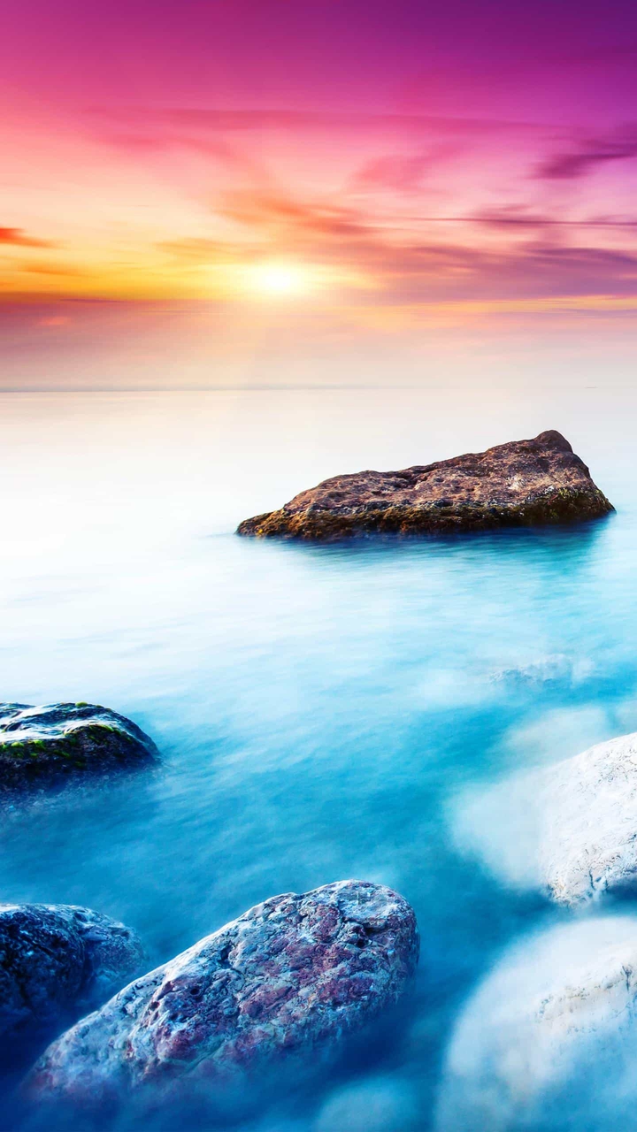 Sky and water