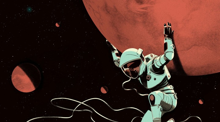 Creative Astronaut Illustration