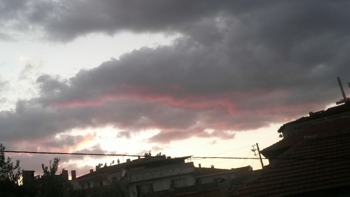 pinky clouds