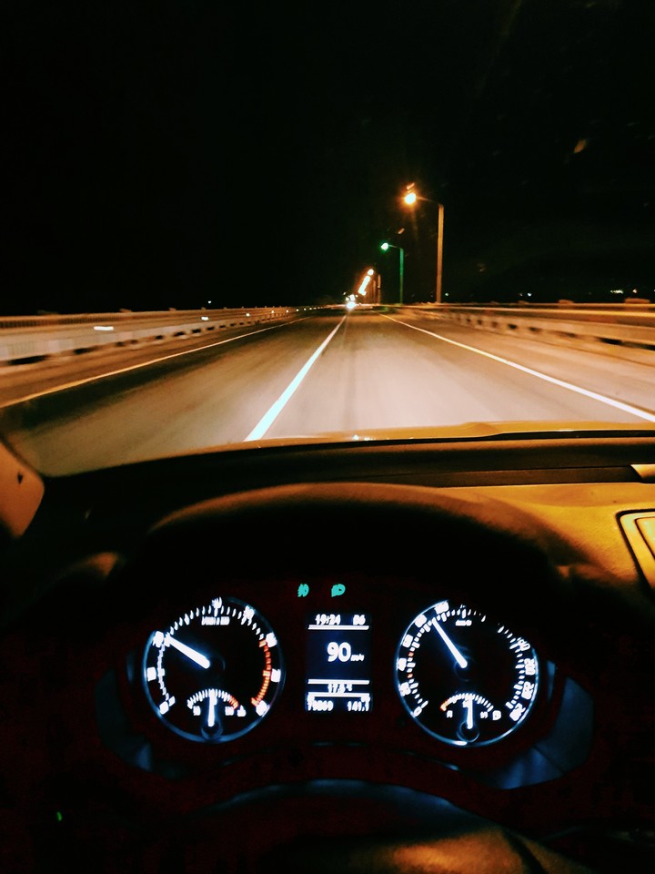 night road