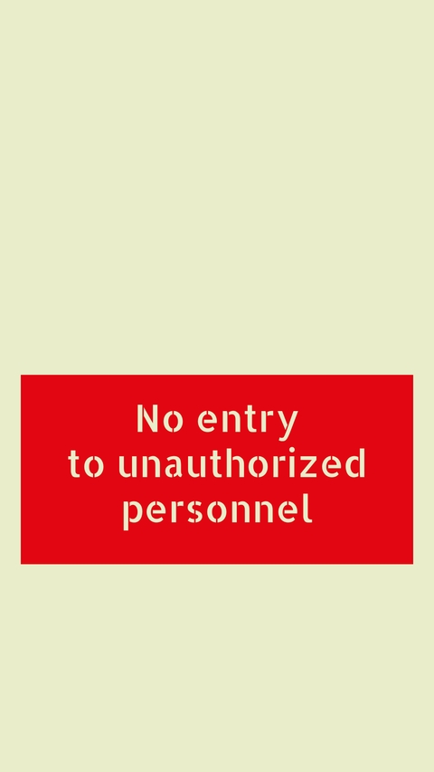 No Entry