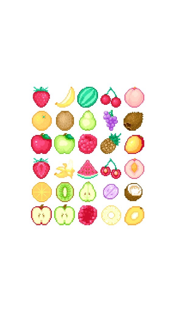 =D Фруктики Pixel =D