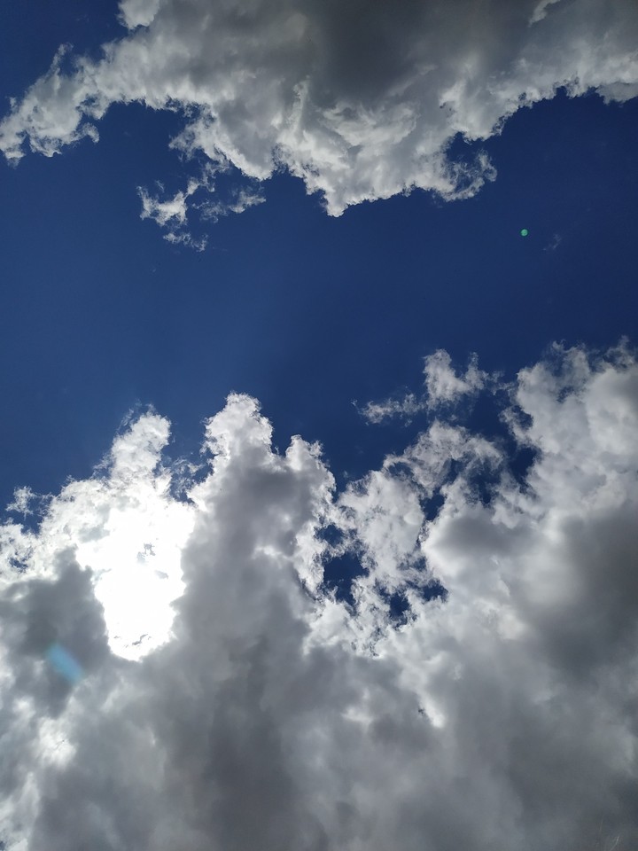 the sky before the rain